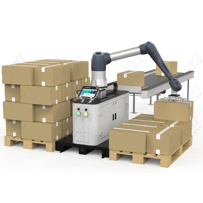 20kg Carton Automatic Arm Robot Palletizer Carton Bag Suction Cover ...