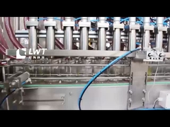 Automatic bottled twelve-head strawberry jam filling machine