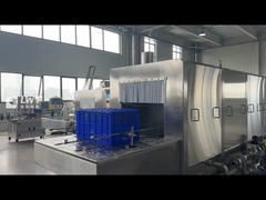 Turnover basket cleaning machine