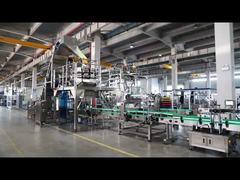 10L Drum Fully Automatic Filling Line for Plastic Parts - Auto Loading, Weighing, Capping