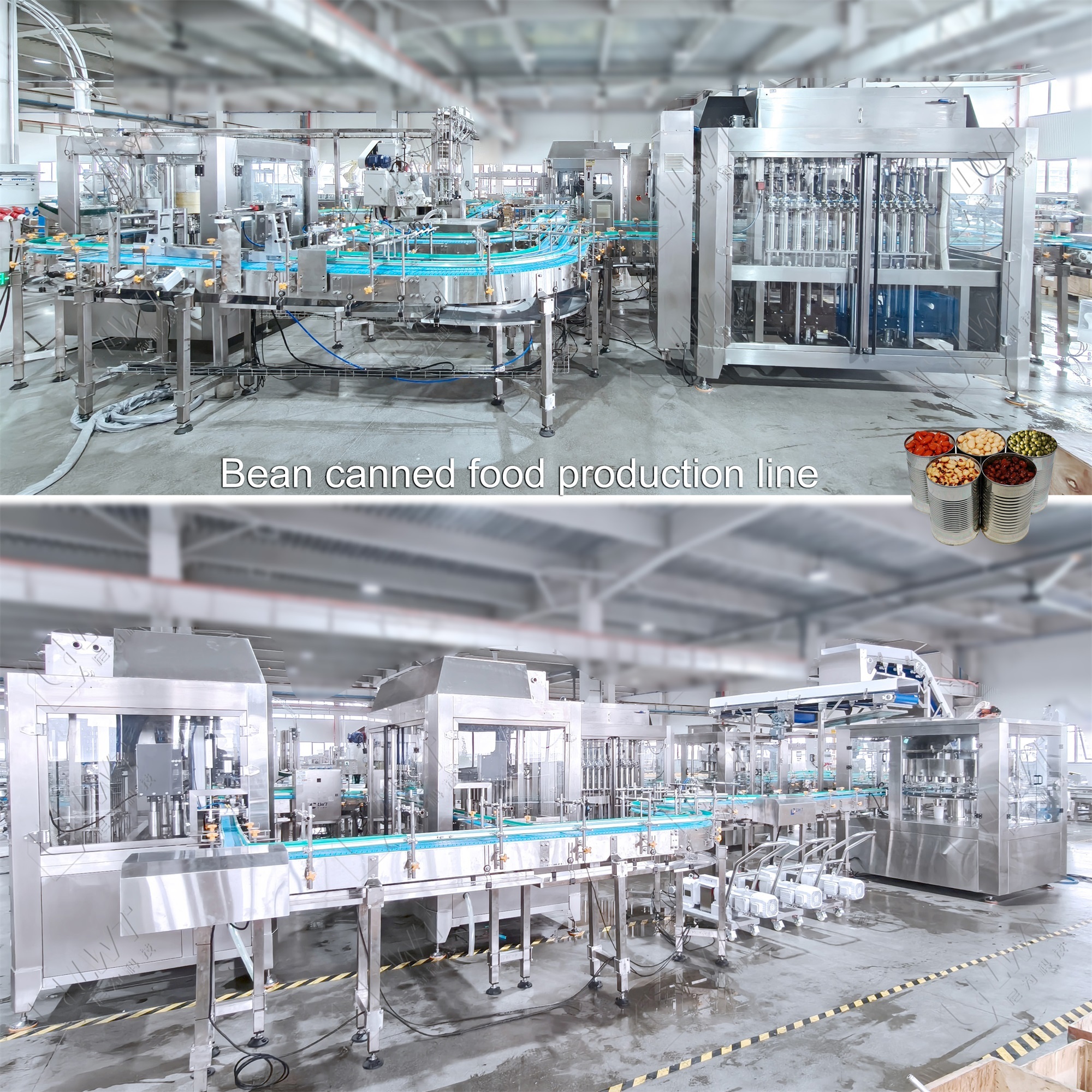 Automatic Canned Beans Production Line for Filling & Sealing