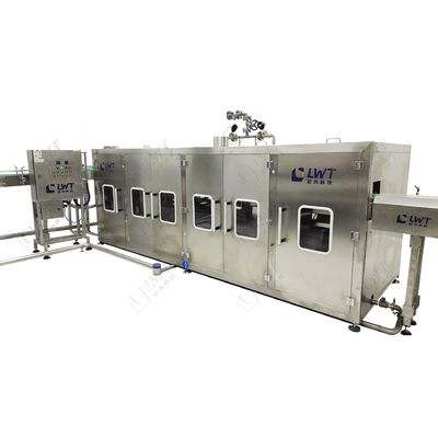 Clamping Type Bottle Washer Automatic High Speed Bottle Washing Machine