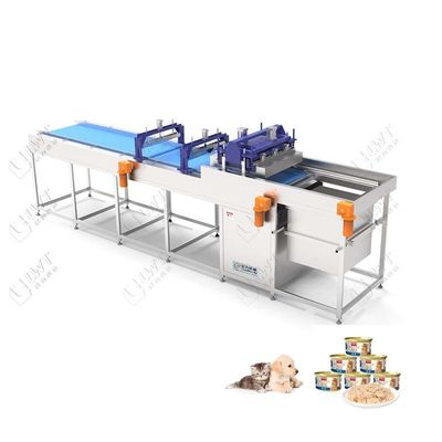 Canned PET Wet Dog Food Production Line 380V Automatic Canned Machine
