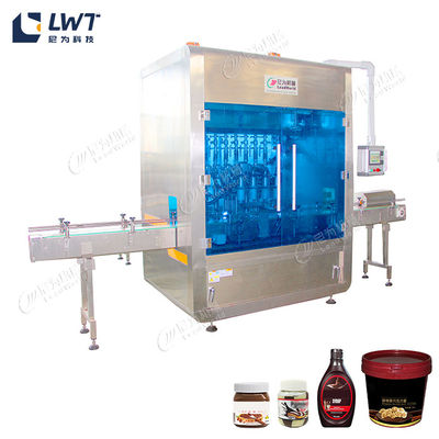 Mayonnaise / Chili / Tomato / Chocolate / Fruit Jam Sauce Filling Production Line Labeling And Sealing Machine