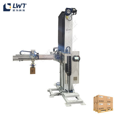 Automatic Carton Palletizing Equipment Single Column Palletizer
