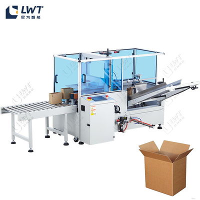 Packaging Line Carton Sealer Case Erector Box Forming Machine With Erector