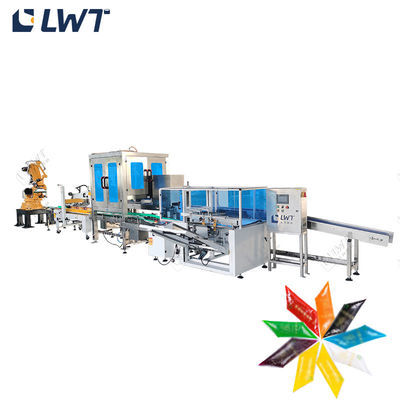 Tomato Sauce In Slanted Bag Production Line Bag Food Packaging Line