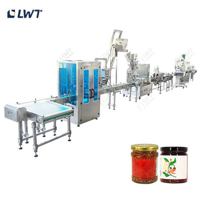 3000BPH Canned Chili Crisp Filling Production Lines CE Certified