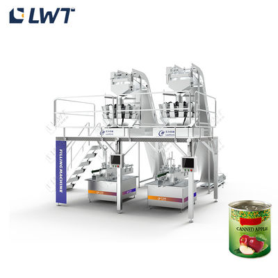 Custom Canned Fruit Production Line Apple Automatic Machines