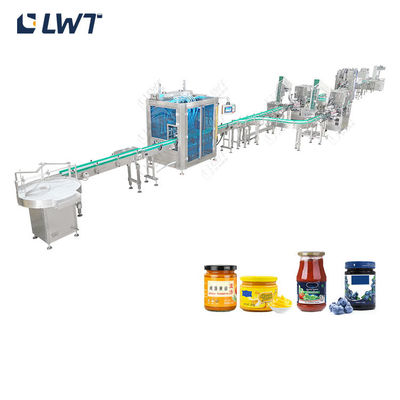 2000BPH  Automatic Mayonnaise Filling Production Lines Accuracy