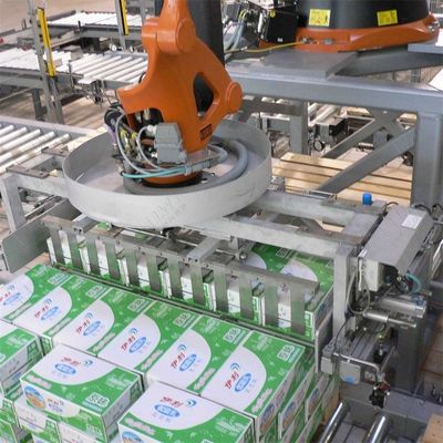 Automatic Stacking Palletizer Robot / Bag Palletizer Machine Single ...